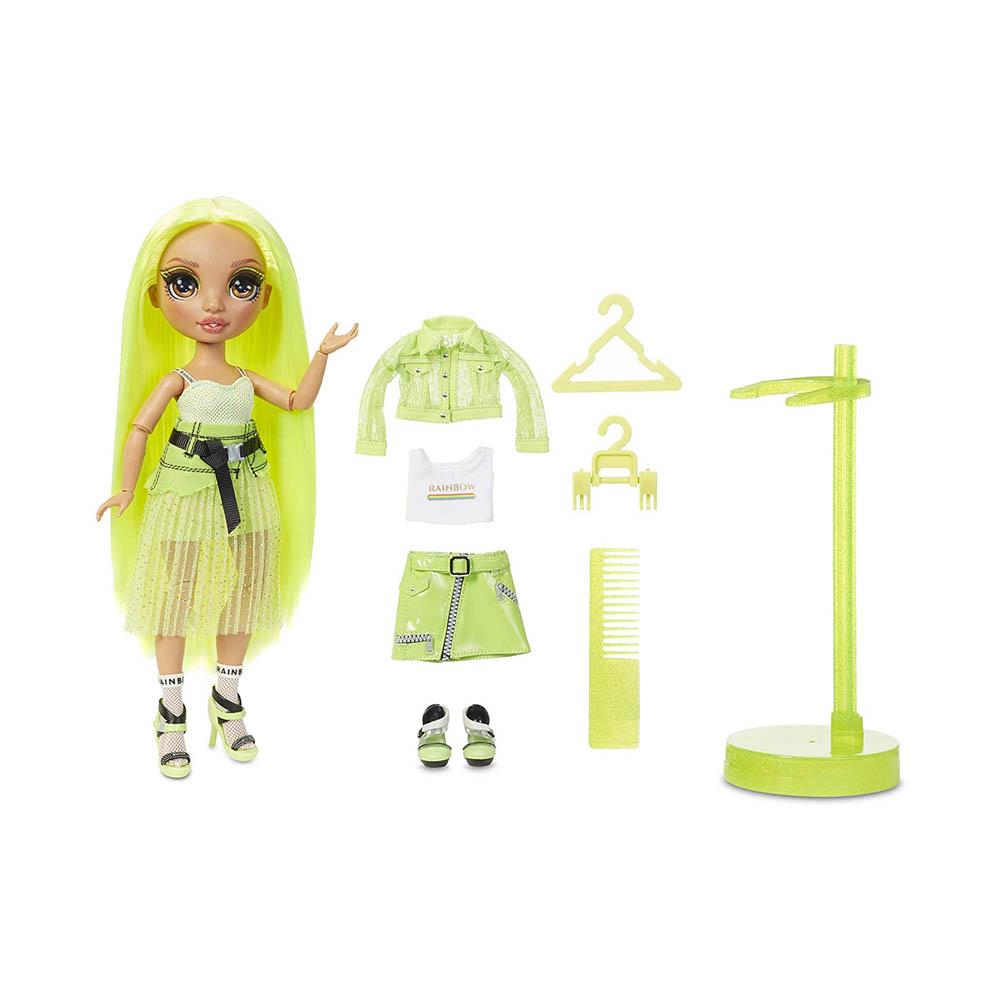 Rainbow High Series 2 - Karma Nichols (Neon Green Fashion)-TCG Nerd