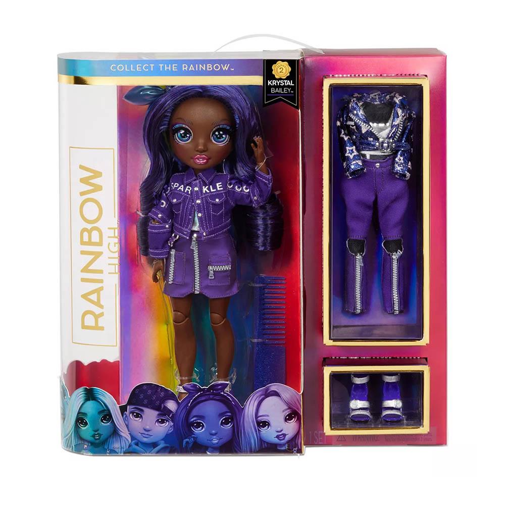 Rainbow High Series 2 - Krystal Bailey (Indigo Fashion)-TCG Nerd