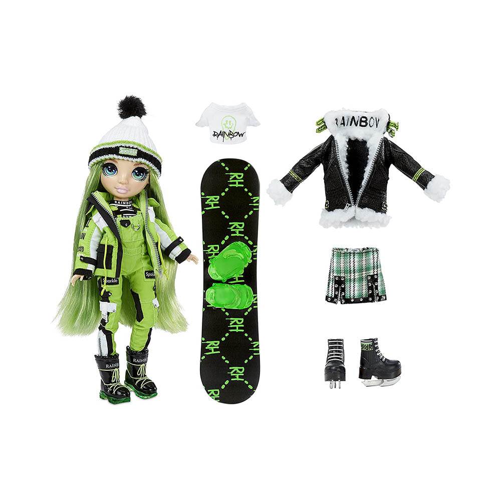 Rainbow High Winter Break Series 1 - Jade Hunter (Green Fashion) Secondary image