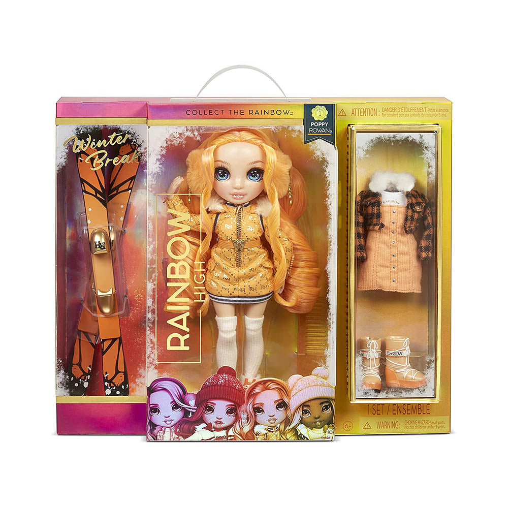 Rainbow High Winter Break Series 1 - Poppy Rowan (Orange Fashion) Main image