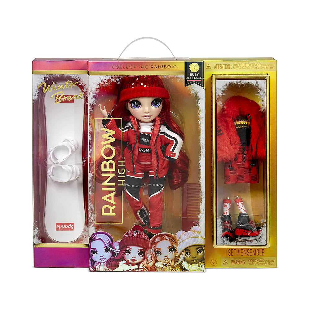 Rainbow High Winter Break Series 1 - Ruby Anderson (Red Fashion)