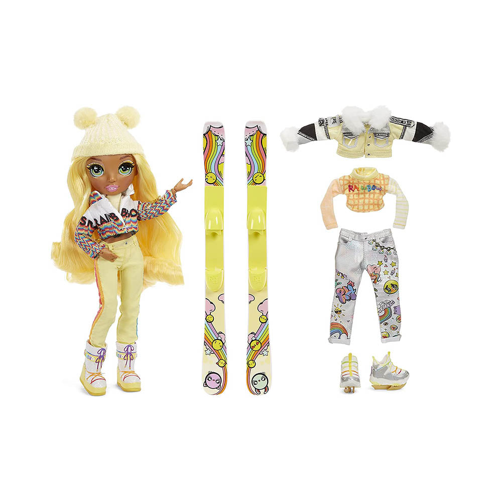 Rainbow High Winter Break Series 1 - Sunny Madison (Yellow Fashion)
