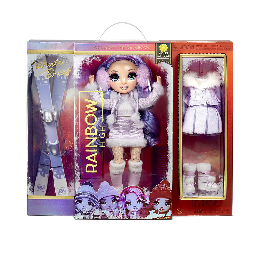 Rainbow High Winter Break Series 1 - Violet Willow (Purple Fashion) Main image