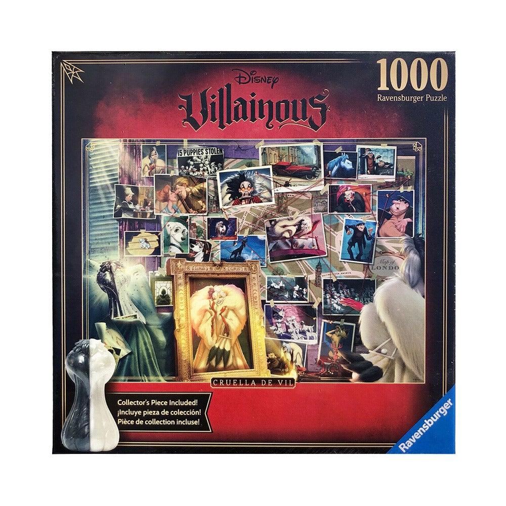 Ravensburger 1000pc Puzzle - Disney™ Villainous - Cruella De Vil-TCG Nerd Main image