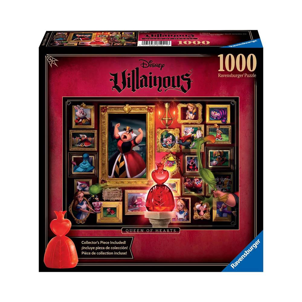 Ravensburger 1000pc Puzzle - Disney Villainous - Queen of Hearts-TCG Nerd Main image