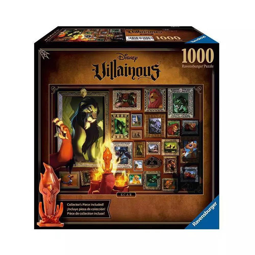 Ravensburger 1000pc Puzzle - Disney Villainous - Scar-TCG Nerd Main image
