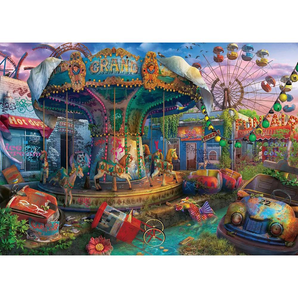 Ravensburger 1000pc Puzzle - Gloomy Carnival Secondary image
