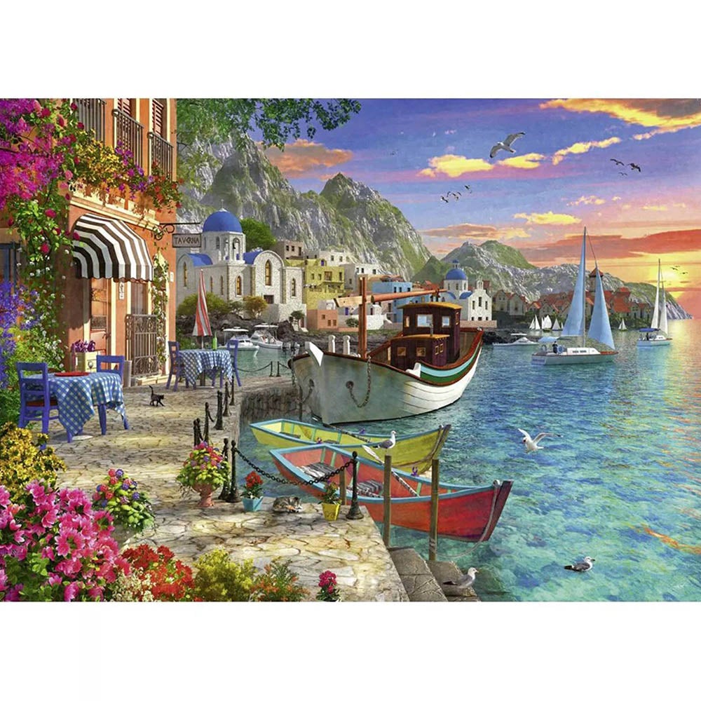 Ravensburger 1000pc Puzzle - Grandiose Greece-TCG Nerd