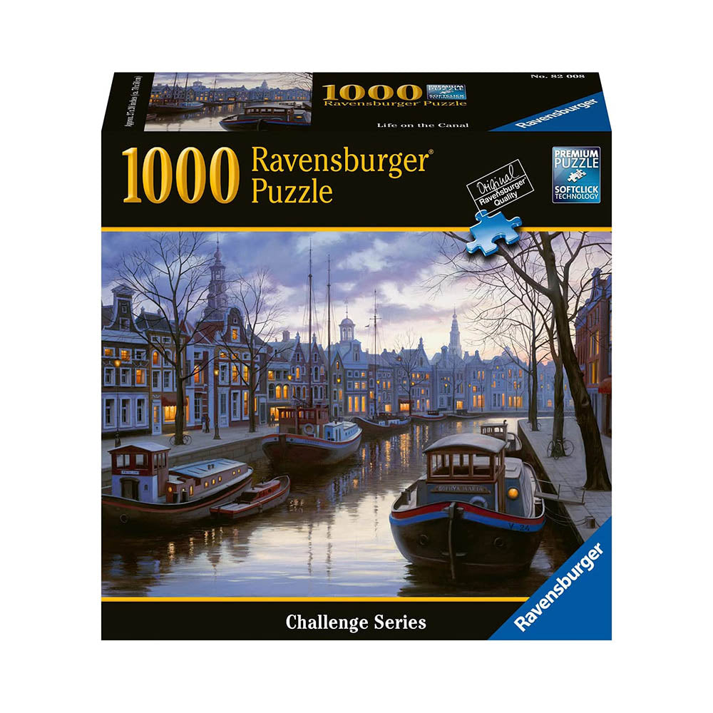 Ravensburger 1000pc Puzzle - Life on the Canal Main image