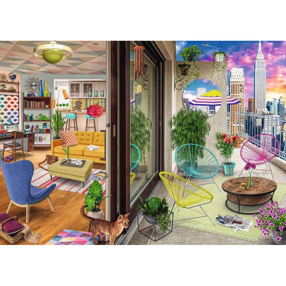 Ravensburger 1000pc Puzzle - NYC Apartment-TCG Nerd
