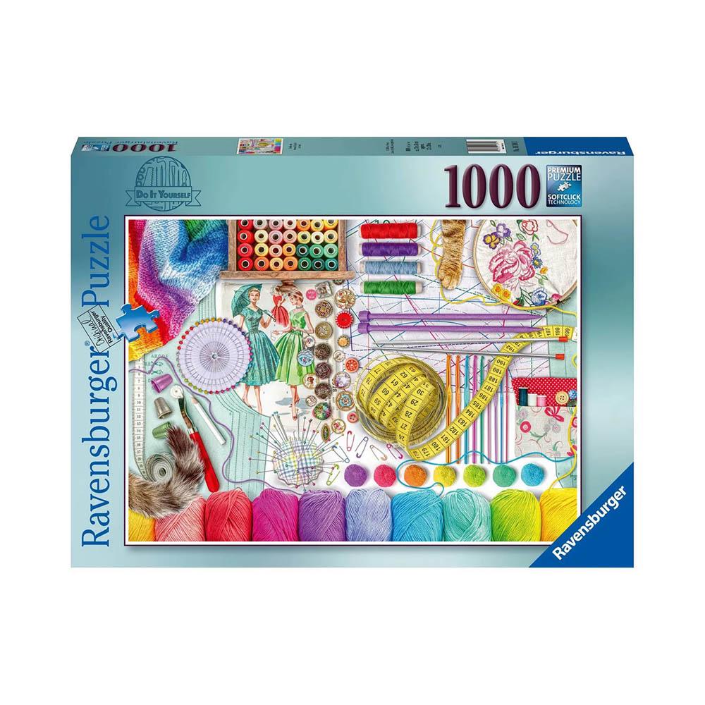 Ravensburger 1000pc Puzzle - Needlework-TCG Nerd Main image