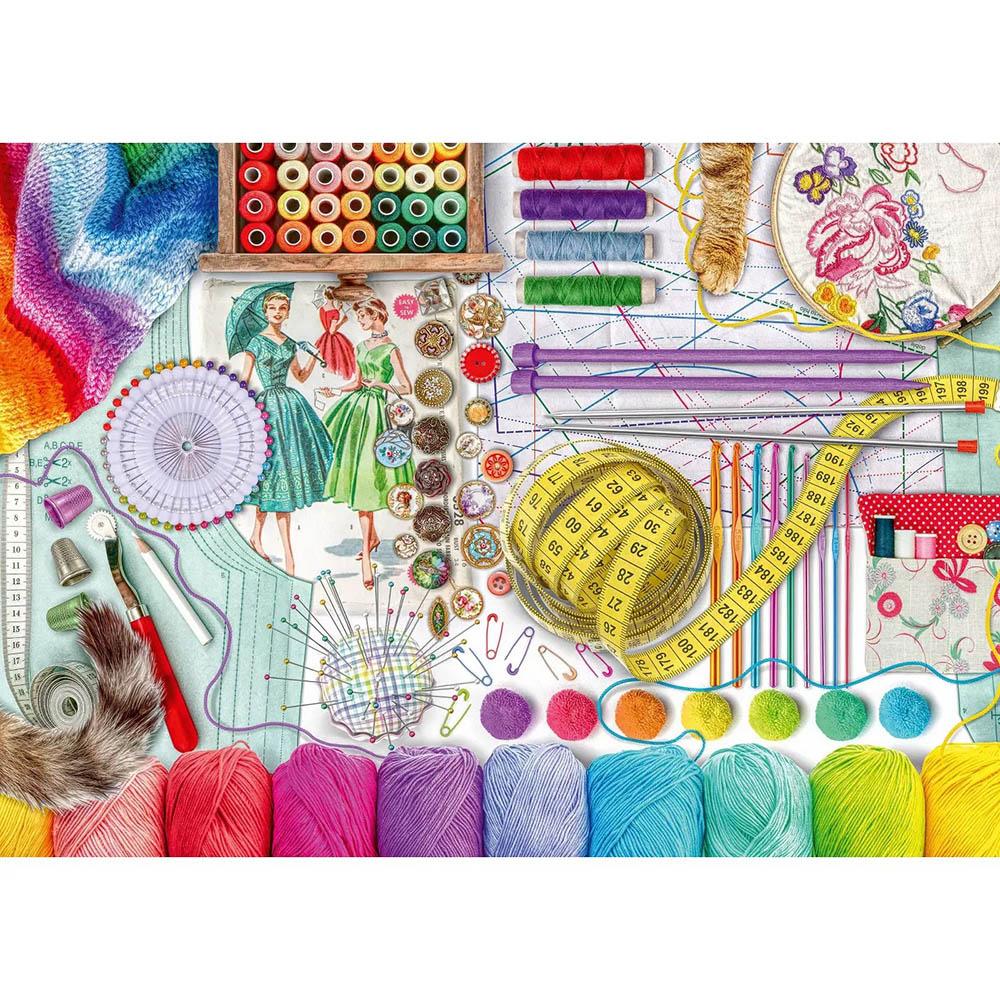 Ravensburger 1000pc Puzzle - Needlework-TCG Nerd