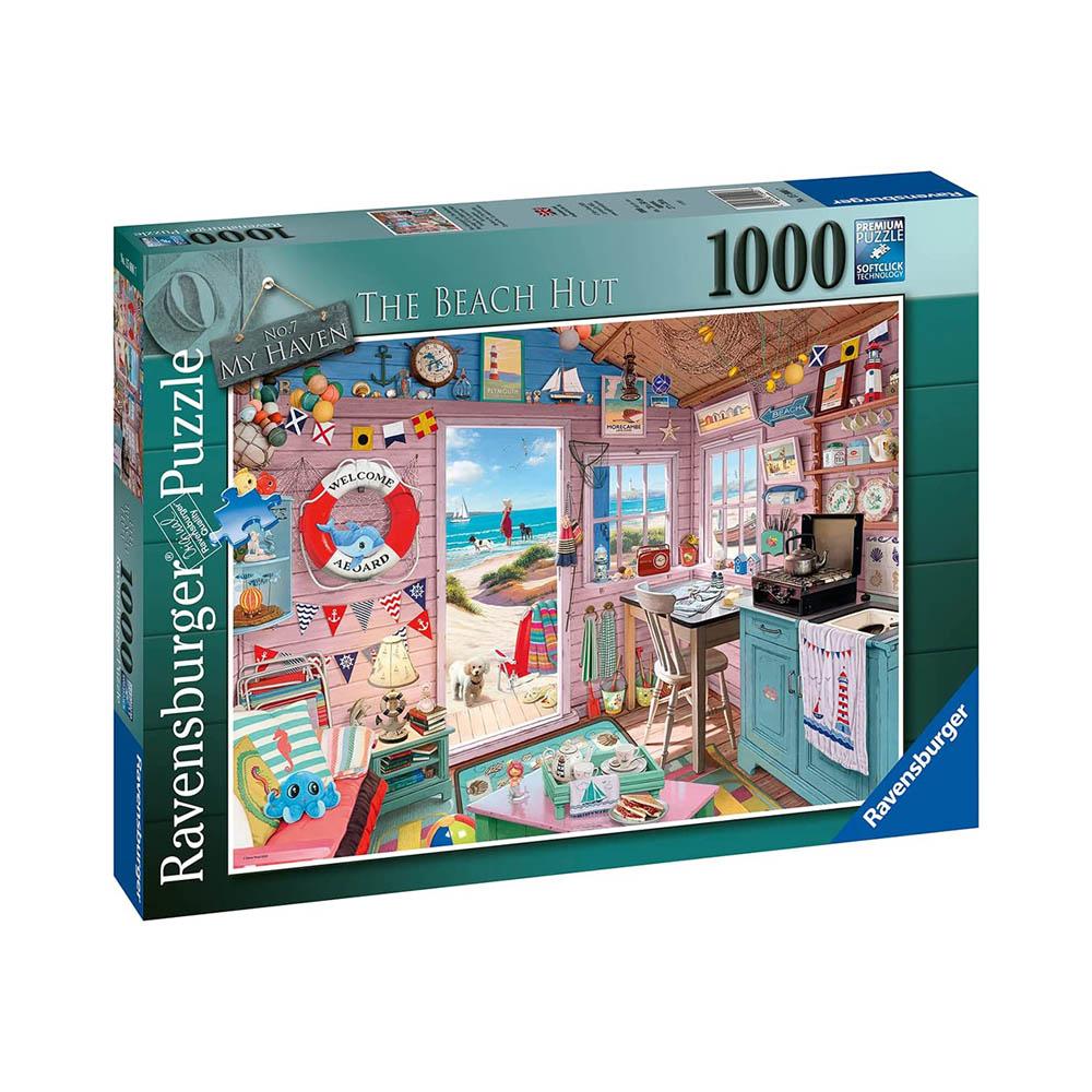 Ravensburger 1000pc Puzzle - The Beach Hut-TCG Nerd