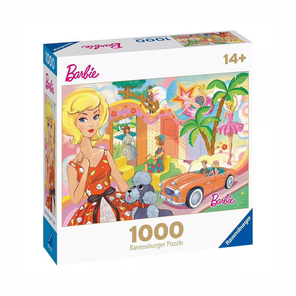 Ravensburger 1000pc Puzzle - Barbie - Vintage Barbie-TCG Nerd