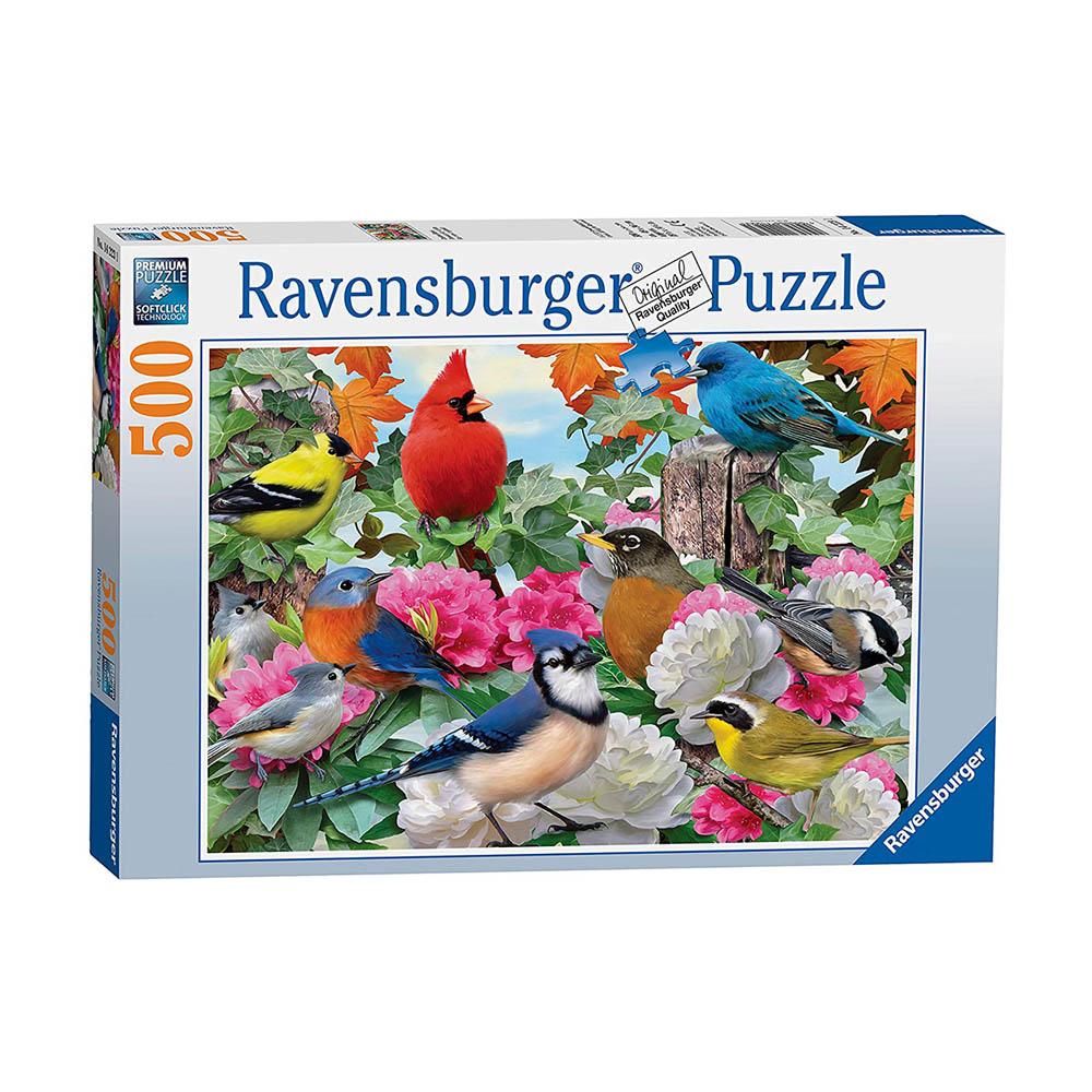 Ravensburger 500pc Puzzle - Garden Birds-TCG Nerd Main image