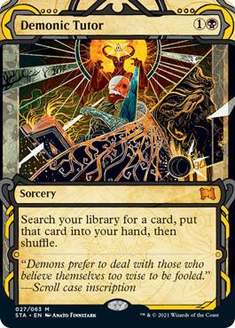 MTG Mystical Archive - 027 Demonic Tutor - STA-TCG Nerd Main image