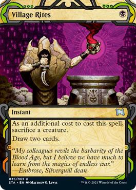 MTG Mystical Archive - 035 Village Rites - STA-TCG Nerd
