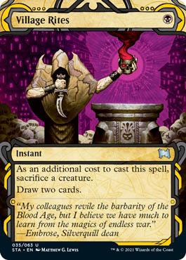 MTG Mystical Archive - 035 Village Rites - STA-TCG Nerd Main image