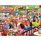 White Mountain 1000pc Puzzle - American Diner-TCG Nerd