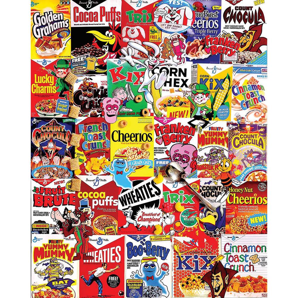 White Mountain 1000pc Puzzle - Cereal Boxes Secondary image