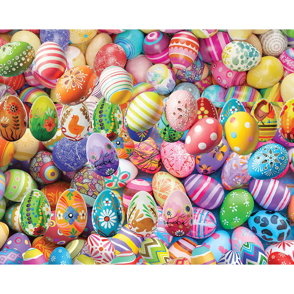 White Mountain 1000pc Puzzle - Easter Eggs Secondary image