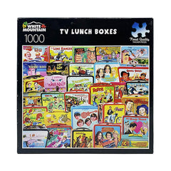 White Mountain Small Box 1000pc Puzzle - TV Lunch Boxes-TCG Nerd