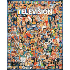 White Mountain 1000pc Puzzle - Television History-TCG Nerd