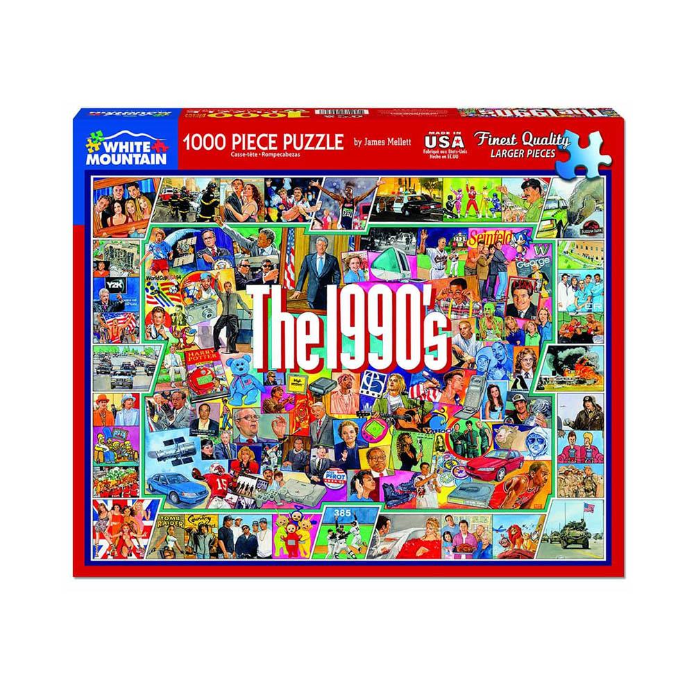 White Mountain 1000pc Puzzle - The Nineties-TCG Nerd