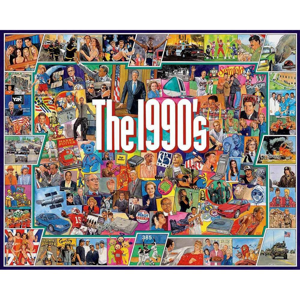 White Mountain 1000pc Puzzle - The Nineties-TCG Nerd
