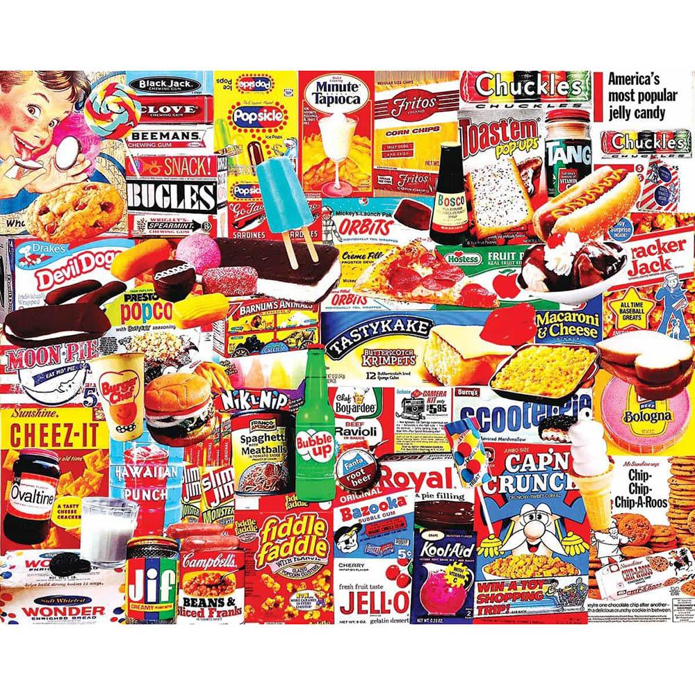 White Mountain 1000pc Puzzle - Things I Ate As a Kid Secondary image