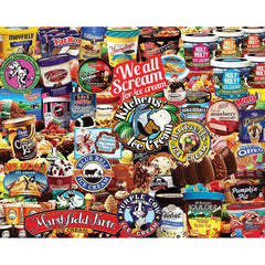 White Mountain 1000pc Puzzle - We All Scream For Ice Cream