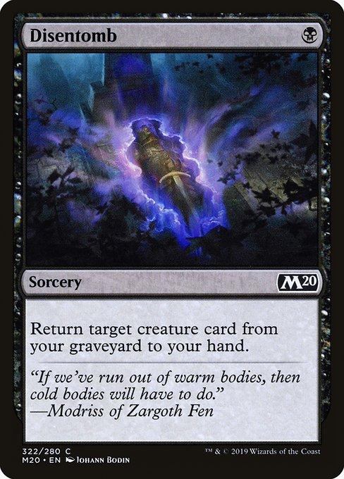 MTG Core Set 2020 - 322 Disentomb - M20-TCG Nerd Main image