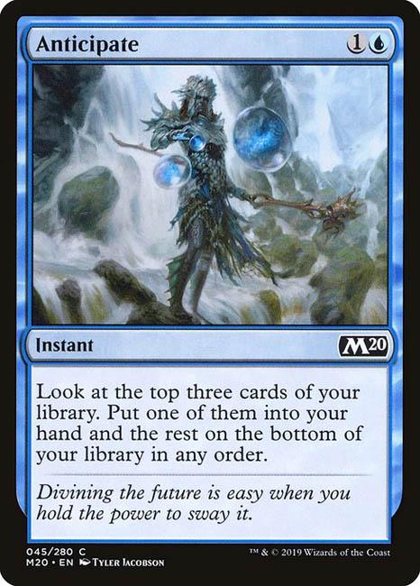 MTG Core Set 2020 - 045 Anticipate - M20-TCG Nerd Main image