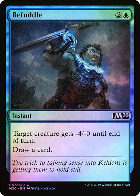 MTG Core Set 2020 - 047 Befuddle - M20-TCG Nerd