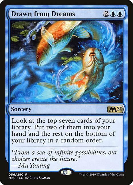 MTG Core Set 2020 - 056 Drawn from Dreams - M20-TCG Nerd Main image