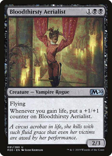 MTG Core Set 2020 - 091 Bloodthirsty Aerialist - M20-TCG Nerd Main image