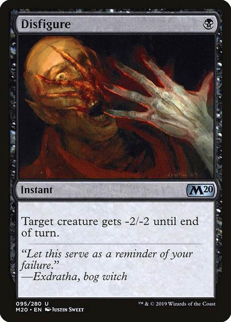 MTG Core Set 2020 - 095 Disfigure - M20-TCG Nerd Main image