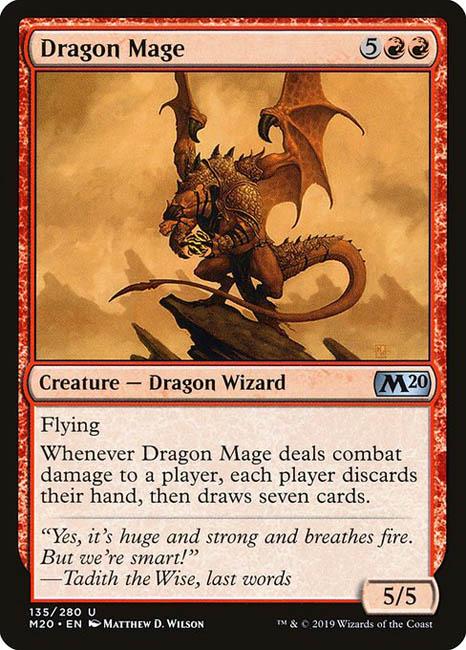 MTG Core Set 2020 - 135 Dragon Mage - M20-TCG Nerd Main image