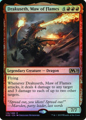 MTG Core Set 2020 - 136 Drakuseth, Maw of Flames - M20-TCG Nerd