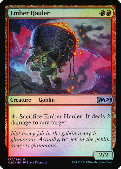 MTG Core Set 2020 - 137 Ember Hauler - M20-TCG Nerd