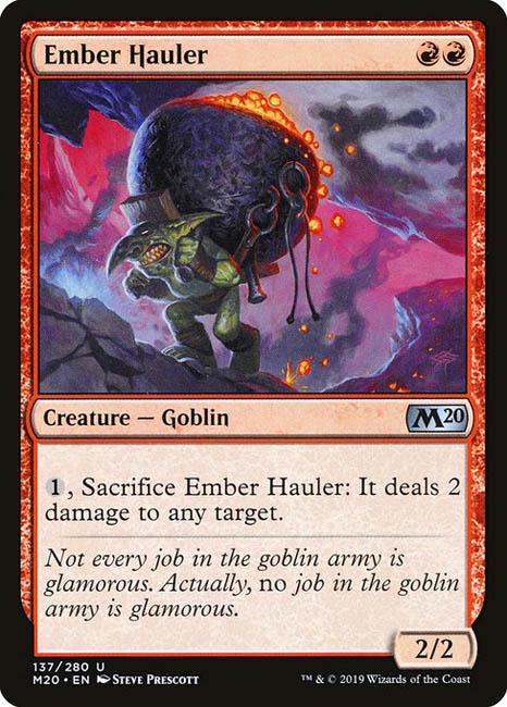 MTG Core Set 2020 - 137 Ember Hauler - M20-TCG Nerd