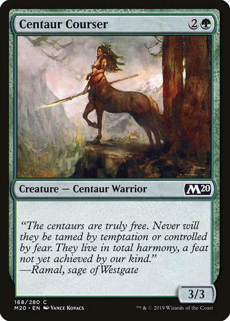 MTG Core Set 2020 - 168 Centaur Courser - M20-TCG Nerd
