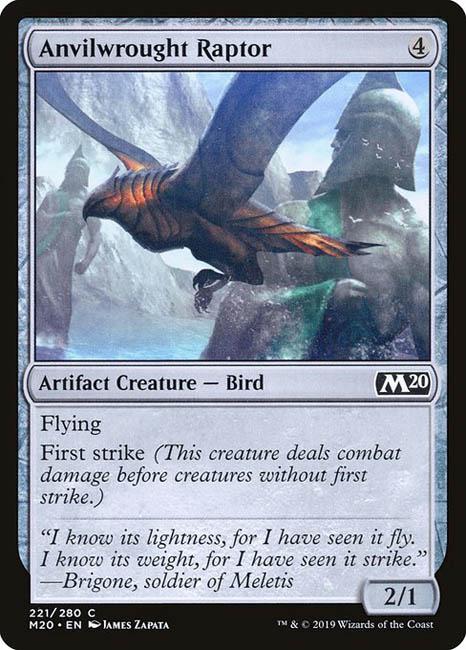 MTG Core Set 2020 - 221 Anvilwrought Raptor - M20-TCG Nerd