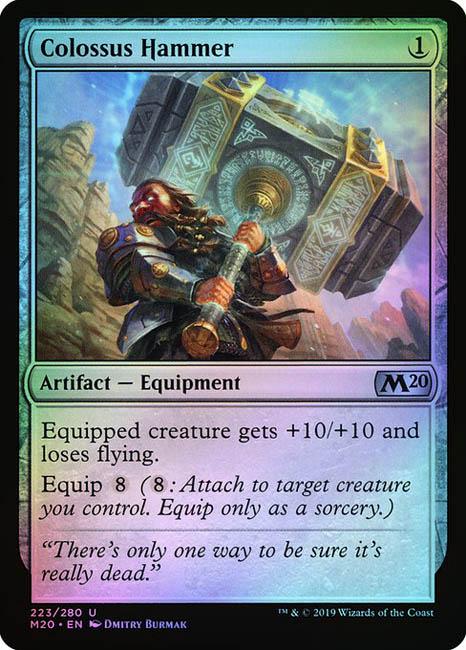 MTG Core Set 2020 - 223 Colossus Hammer - M20-TCG Nerd