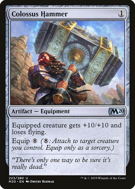 MTG Core Set 2020 - 223 Colossus Hammer - M20-TCG Nerd