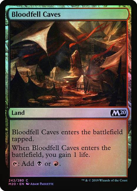 MTG Core Set 2020 - 242 Bloodfell Caves - M20-TCG Nerd