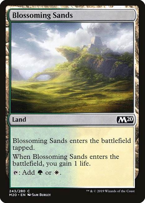MTG Core Set 2020 - 243 Blossoming Sands - M20-TCG Nerd Main image