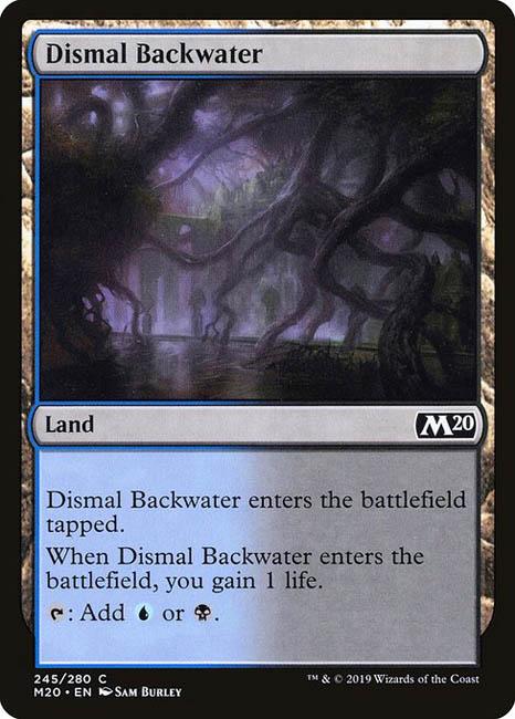 MTG Core Set 2020 - 245 Dismal Blackwater - M20-TCG Nerd Main image